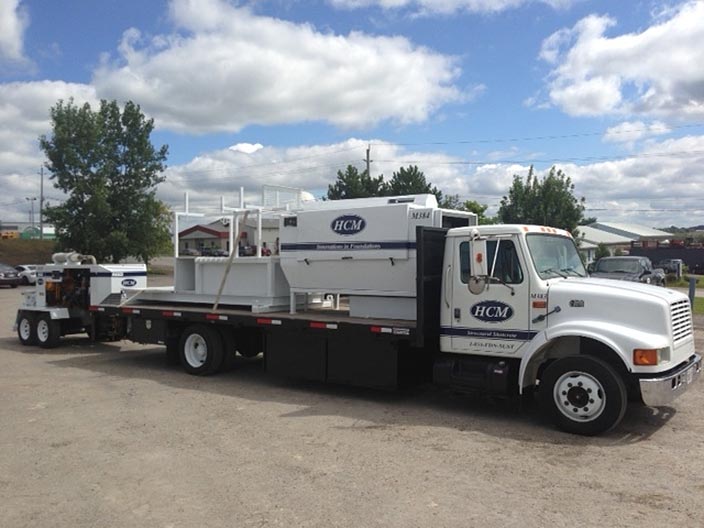 Shotcrete truck and pump HCM Shotcrete - Shotcrete truck and pump